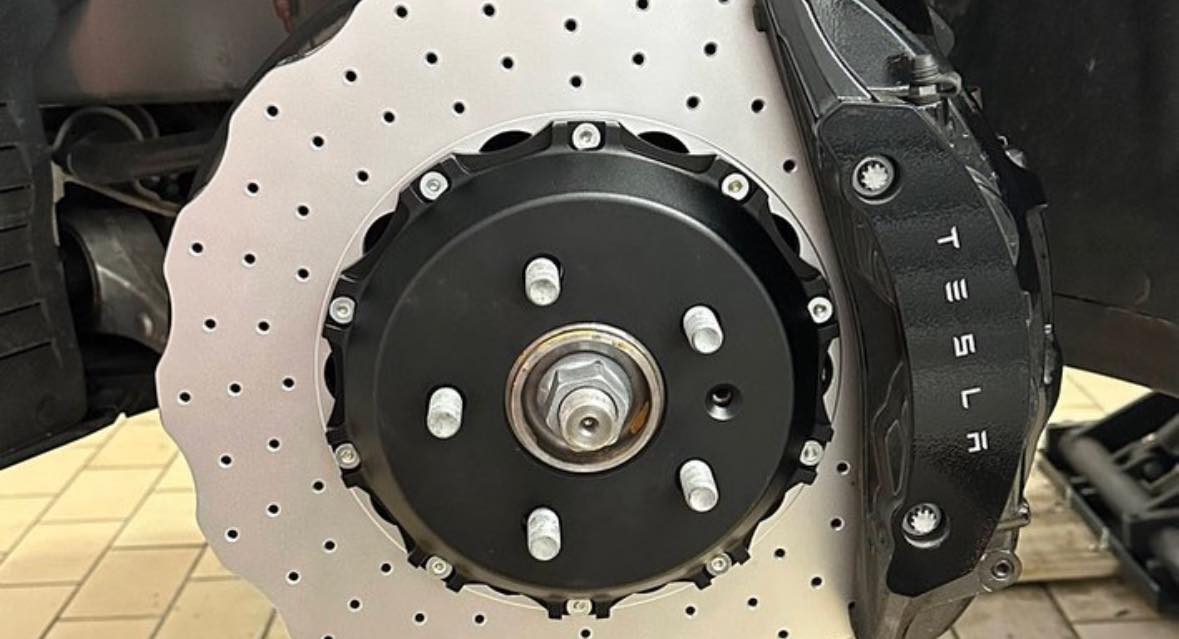 SEVP High Temp carbon steel Rotor Direct OEM Replacement (Model S LR/Plaid) (Wave deisgn)