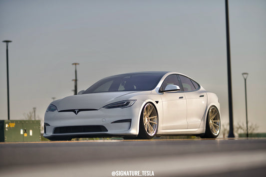 Model S Plaid / 21" SV310s /  Staggered