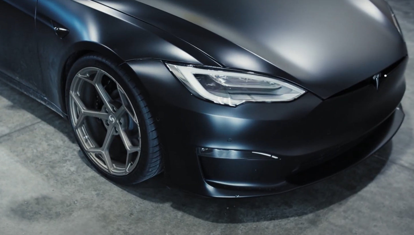 Model S Plaid / 21" SV704 / Matte Bronze / Staggered