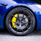 Model S Plaid / 21" SV104 / Brushed Black Triple Tinted Tinted / Staggered