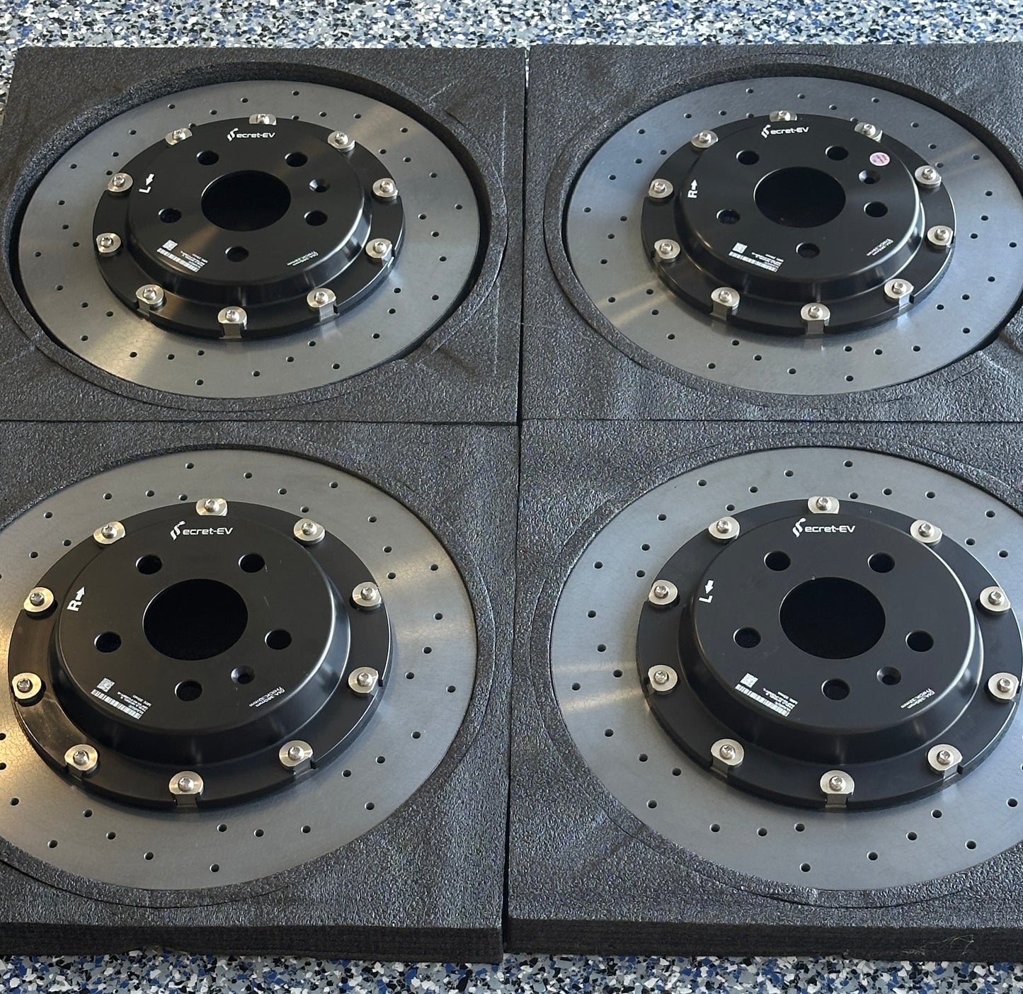 SEVP Track Pack Rotor Kit for 2021+ Model S LR/Plaid (Pre-Order)