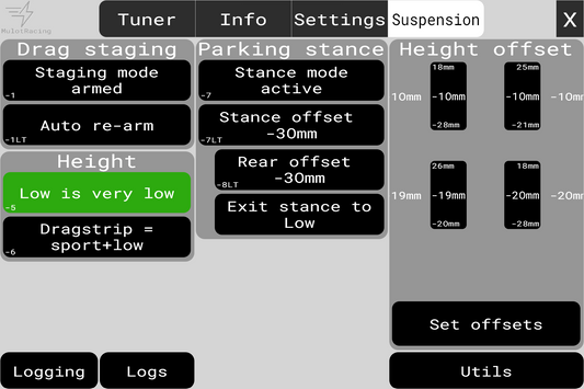Suspension/stance (Add-On)